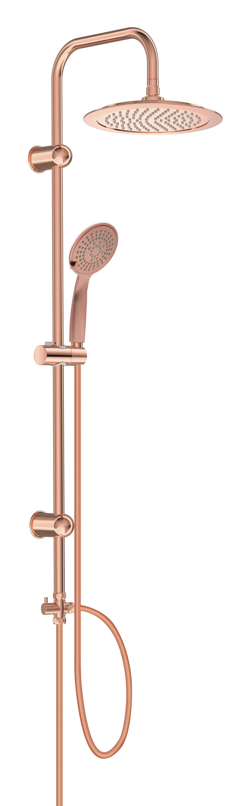 ערכת פינוק למקלחת נירוסטה 100 ס״מ רוז גולד AQUILA PREMIUM